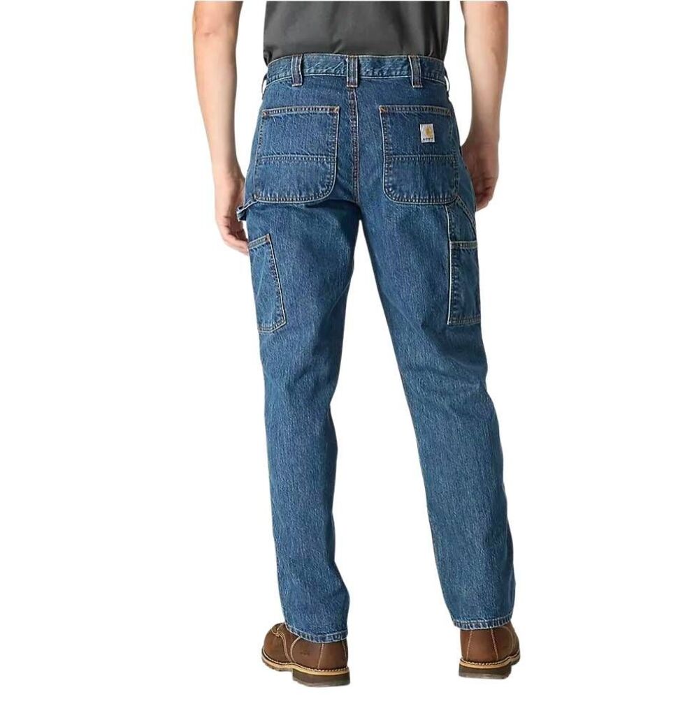 NWT Carhartt Loose Fit Utility Dungaree Jeans Men's 44x28 100% Cotton Work Pants